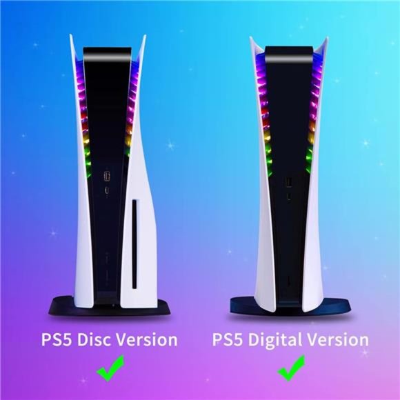 RGB LED Light Strip for ps5 Console, 7 Colors 29 Effects DIY Decoration - Picture 4 of 6